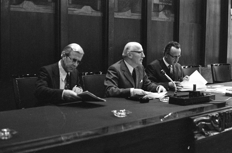 Ledenvergadering vereniging Noord-Hollandse gemeenten in Stadhuis van Amsterdam,, Bestanddeelnr 926-0759