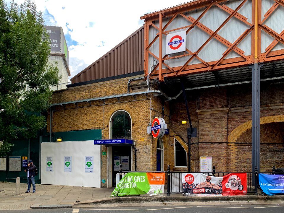 Latimer Road station entrance 2 2020
