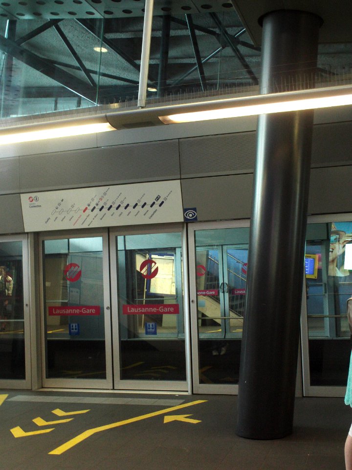 Lausanne Metro Line 2 Gare station