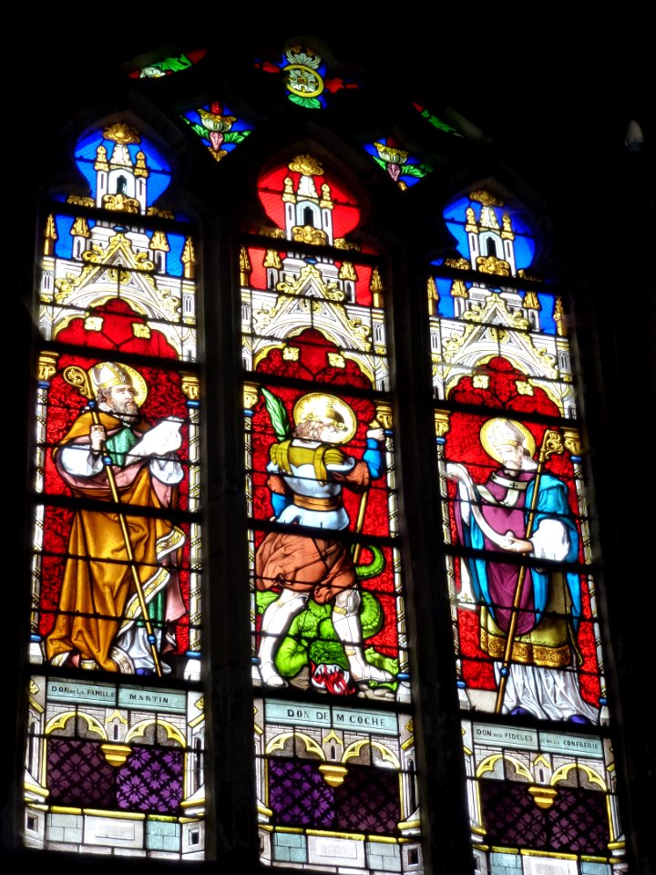 Launois-sur-Vence (Ardennes) église, vitrail 16