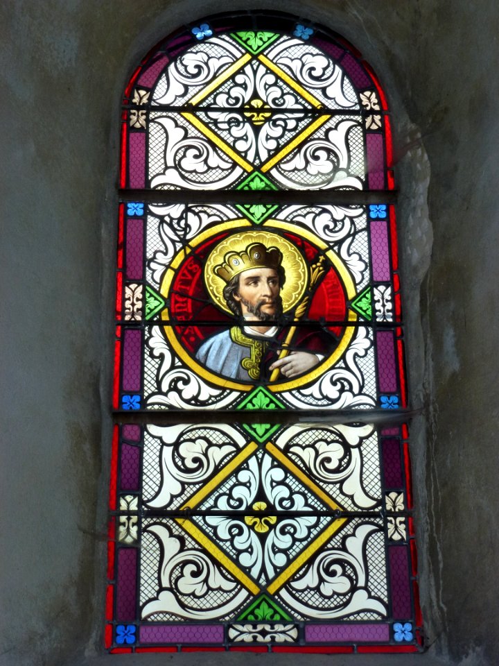 Launois-sur-Vence (Ardennes) église, vitrail 08