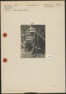 Lederstansmachine, Bestanddeelnr 256-4527