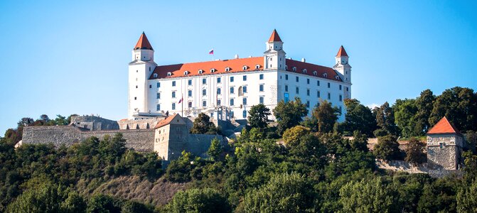 Castle slovakia danube photo