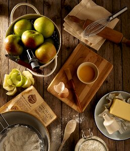 Table homemade organic food photo