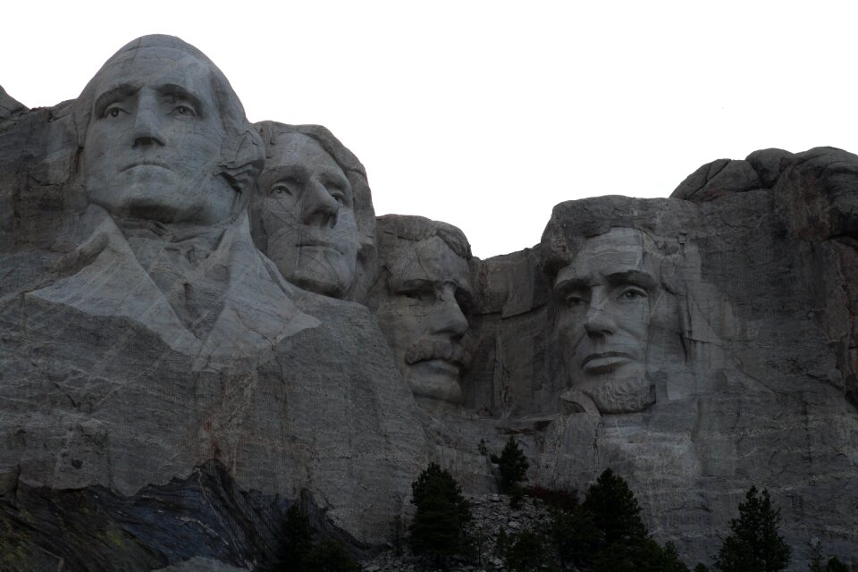 Mount rushmore national monument presidential