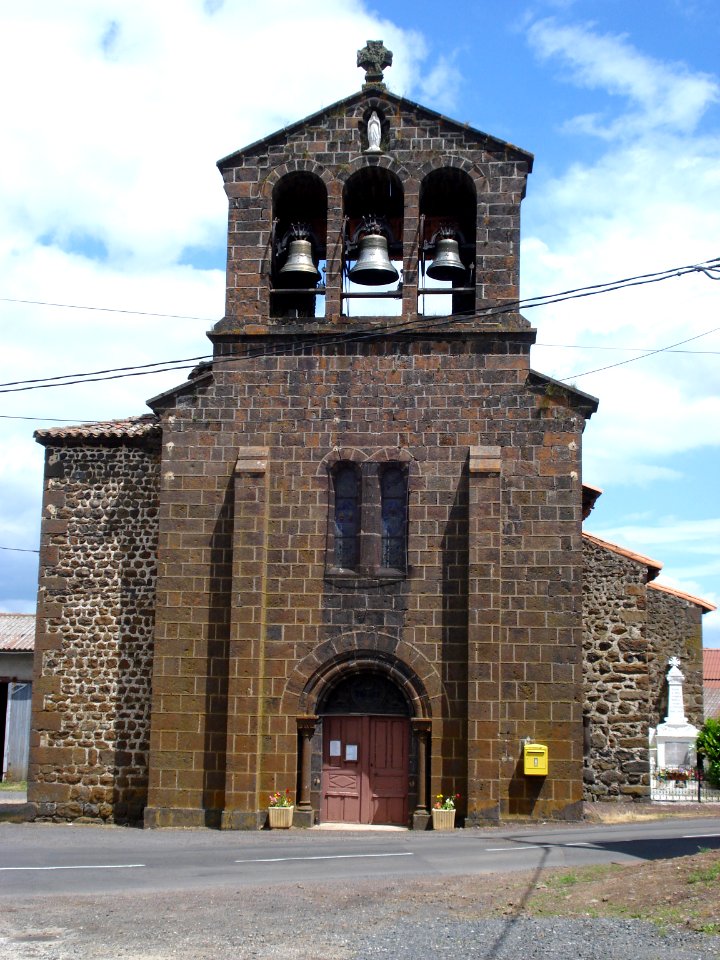 Le Brignon (Haute-Loire, Fr), l'église d'Ussel