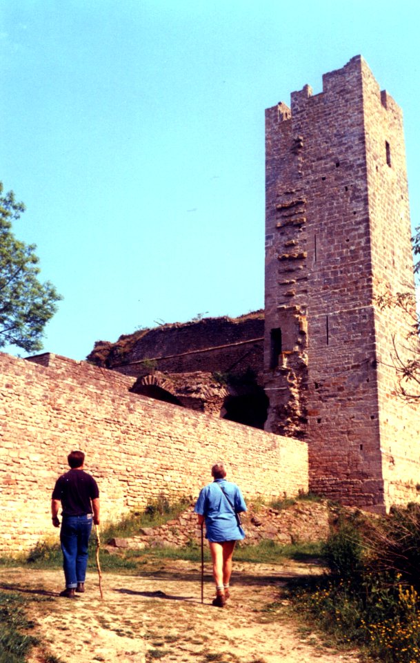 Le château de Thil en 1989