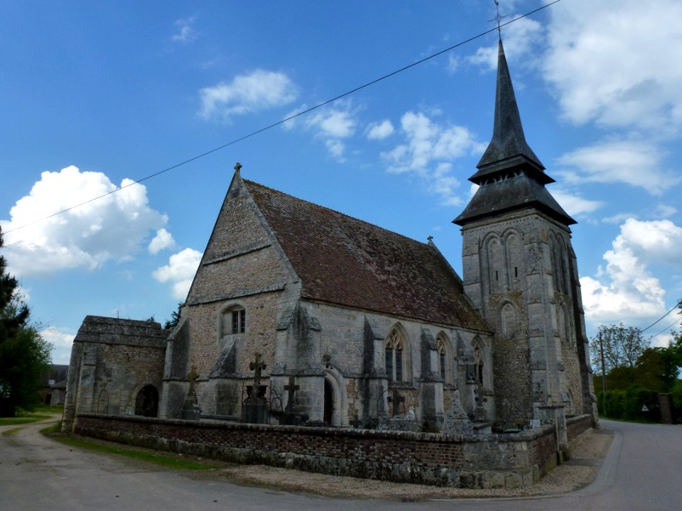 Le Plessis-Sainte-Opportune (Eure, Fr) église Saint-André du Plessis (02)