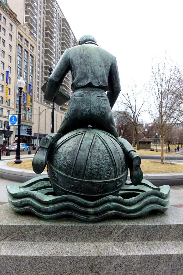 Learning by Arcangelo Cascieri and Adio DiBiccari, rear, 1958, dedicated 1961 - Parkman Plaza, Boston Common - Boston, MA - DSC05182