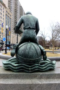 Learning by Arcangelo Cascieri and Adio DiBiccari, rear, 1958, dedicated 1961 - Parkman Plaza, Boston Common - Boston, MA - DSC05182