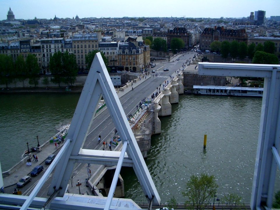 Le Pont Neuf vu du toit de la Samaritaine