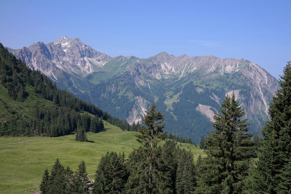 Alpine allgäu alps hiking