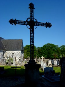 Le Theil-Nolent (Eure, Fr) croix de cimetière