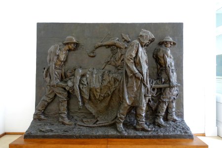 Le Vittime del Lavoro by Vincenzo Vela, 1882 - Galleria nazionale d'arte moderna - Rome, Italy - DSC05333