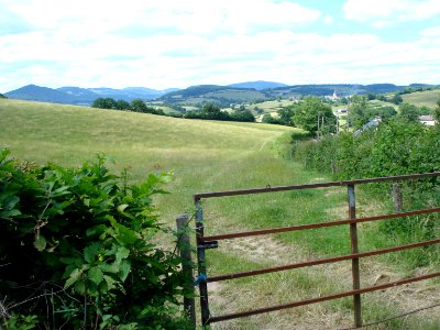 Le Haut Morvan et Millay, vue du sud