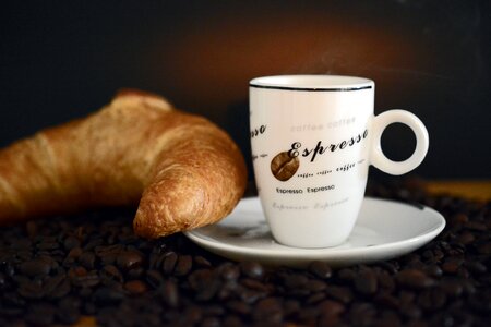 Espressotasse coffee cup good morning photo