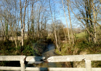 Le Laa vers Loubieng, vue de la rivière