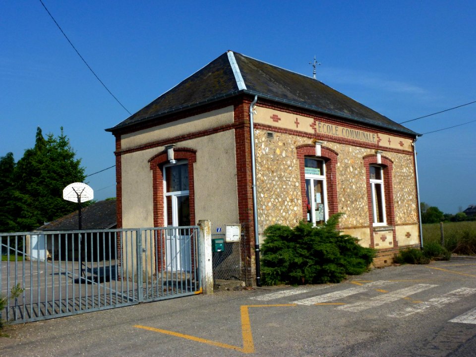 Le Tilleul-Lambert (Eure, Fr) école communale
