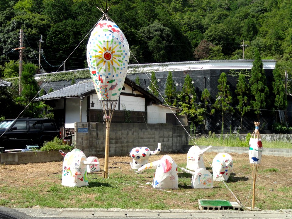 Lanterns in Sagano, Kyoto - DSC06345