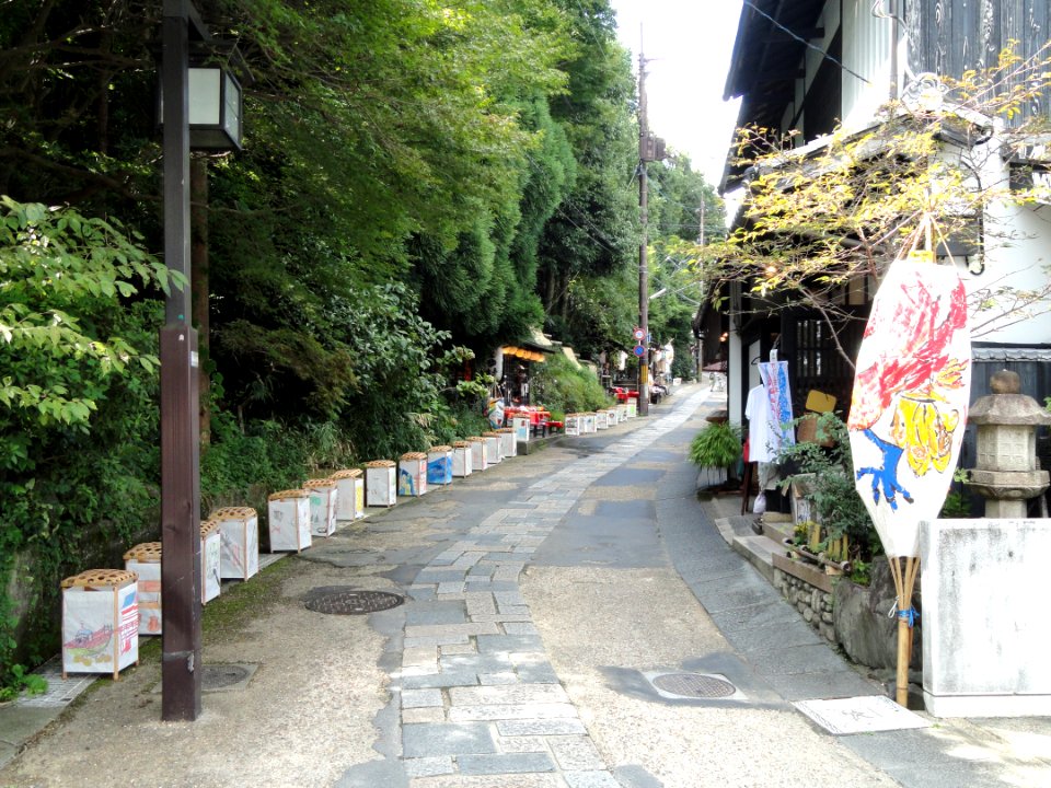 Lanterns in Sagano, Kyoto - DSC06305