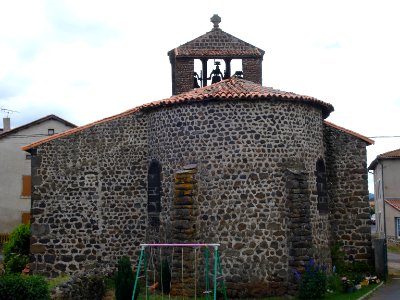 Le Brignon (Haute-Loire, Fr) l'eglise d'Ussel et son chevet