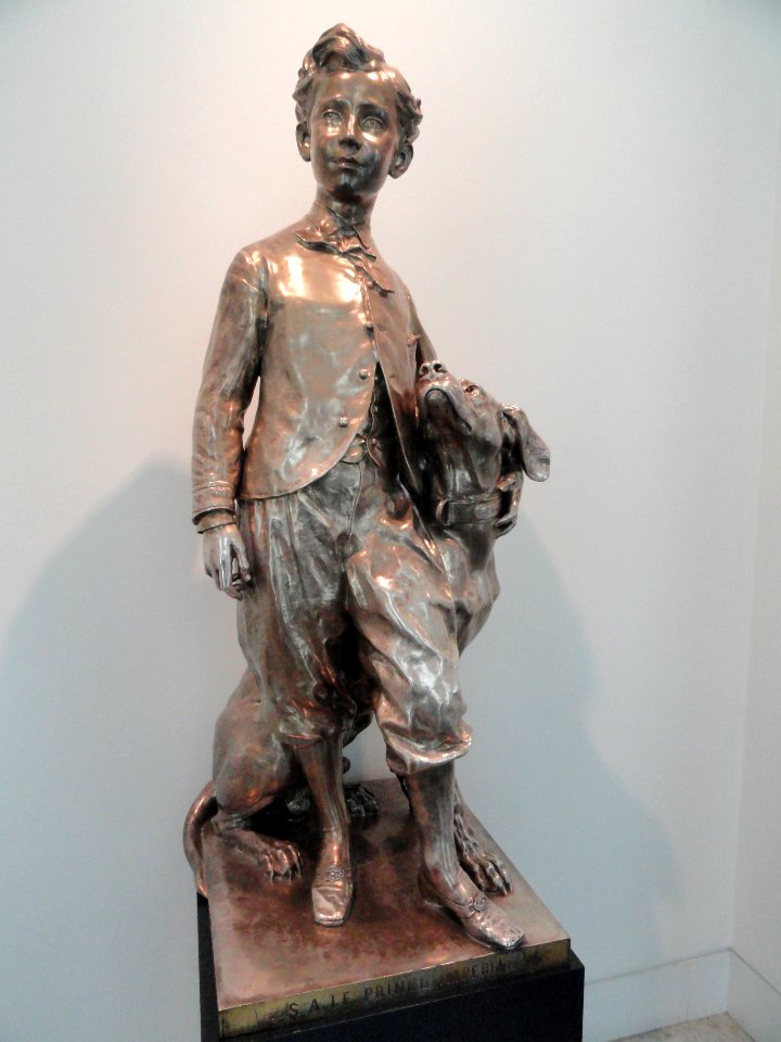 Le Prince impérial et son chien Néro by Jean-Baptiste Carpeaux, 1863 - Ny Carlsberg Glyptotek - Copenhagen - DSC09287