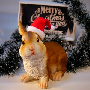 Christmas hare rabbit