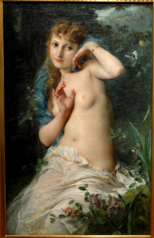 Le Papillon, Adolphe Jourdan, c. 1860 - Museum of Fine Arts, Springfield, MA - DSC04106
