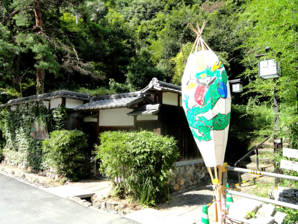 Lanterns in Sagano, Kyoto - DSC06348