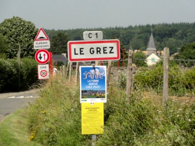 Le Grez (Sarthe) entrée