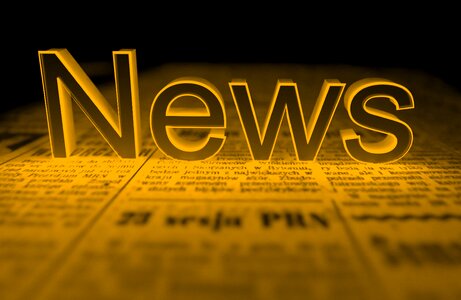 Newspaper 3d rendering