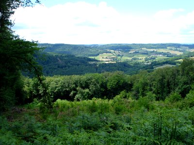Le Morvan, vue vers Dun-les-Places