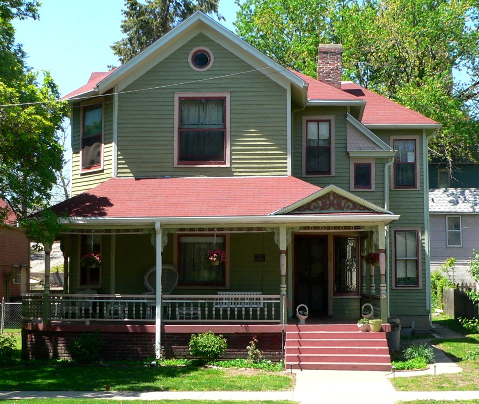 Lanphear-Mitchell house (Atchison KS) from E 1