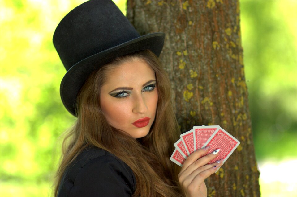 Playing cards luck magic