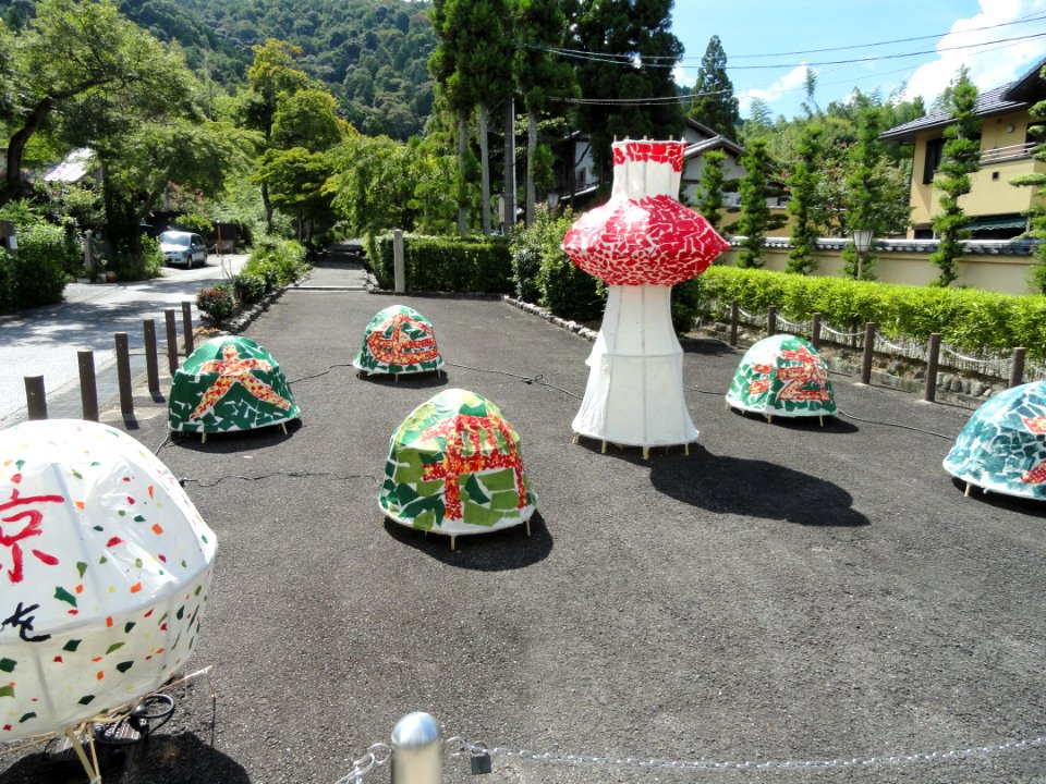Lanterns in Sagano, Kyoto - DSC06299