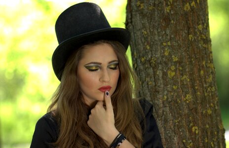 Blue eyes seductive beauty