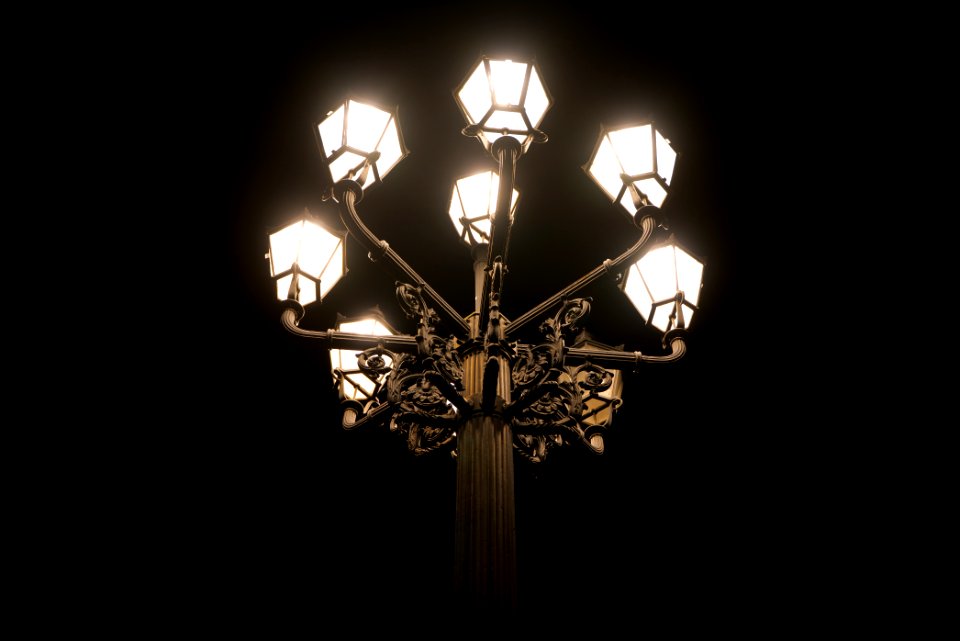 Lantern at Gendarmenmarkt at night 2021-01-17 01