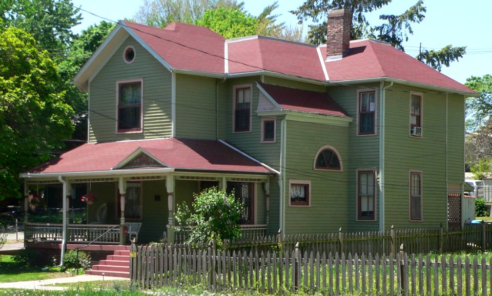Lanphear-Mitchell house (Atchison KS) from NE 1