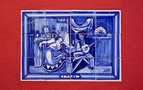 Lisbon alfama historic