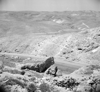 Landschap van de weg af gezien, Bestanddeelnr 255-5134