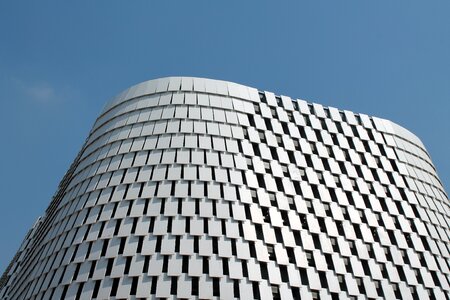 Modern architecture bllue sky modern