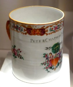Large can for English market, China, c. 1780, porcelain - Chazen Museum of Art - DSC02291