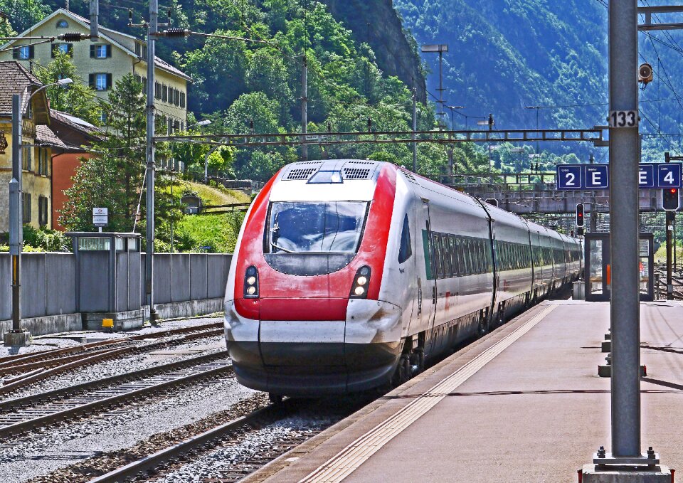 Erstfeld transit descent