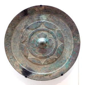 Large Domestic Mirror, Kofun period, 4th century - Tokyo National Museum - DSC06352