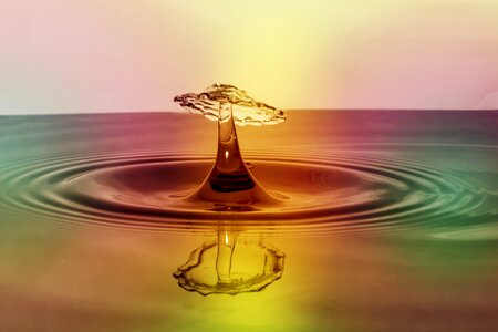 Shimmer drop of water water games photo
