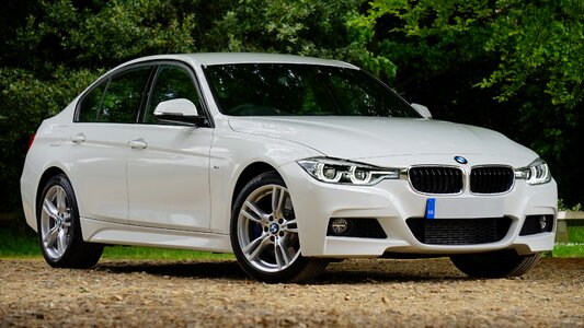 Luxury vehicle white