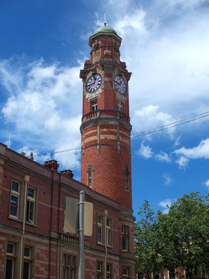 Launceston Post Office clock tower 20171117-002