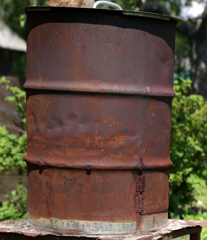 Barrel rust texture