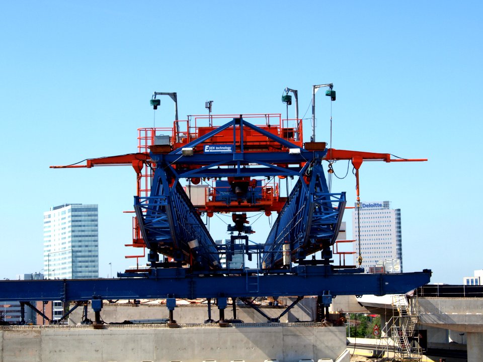 Launching gantry of Eden technology at Amsterdam