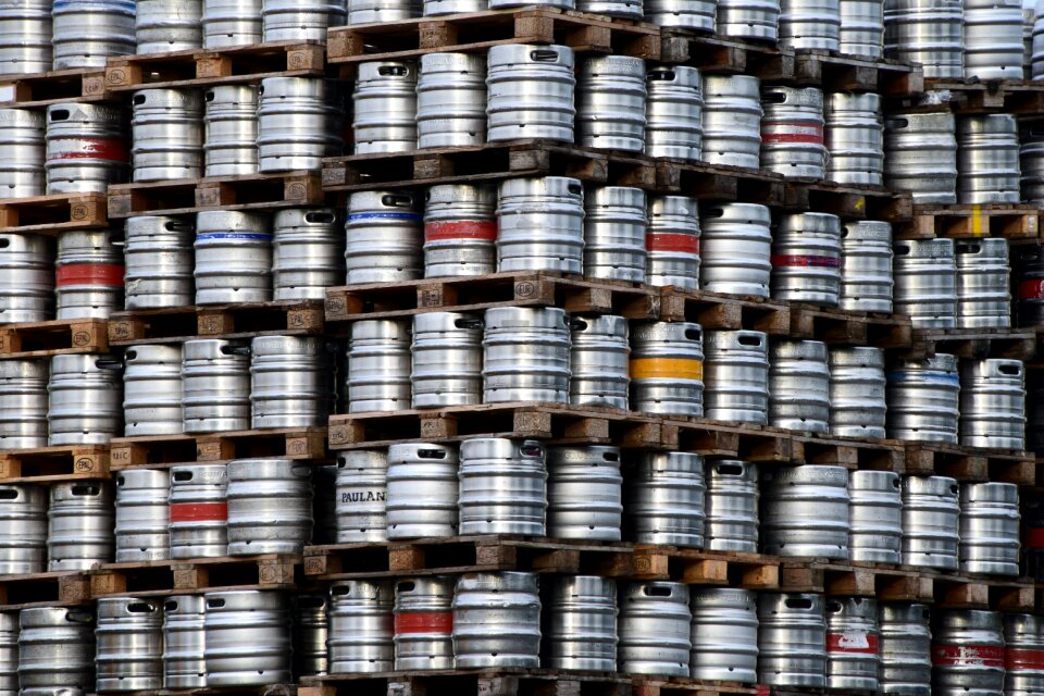 Small beer kegs food drink